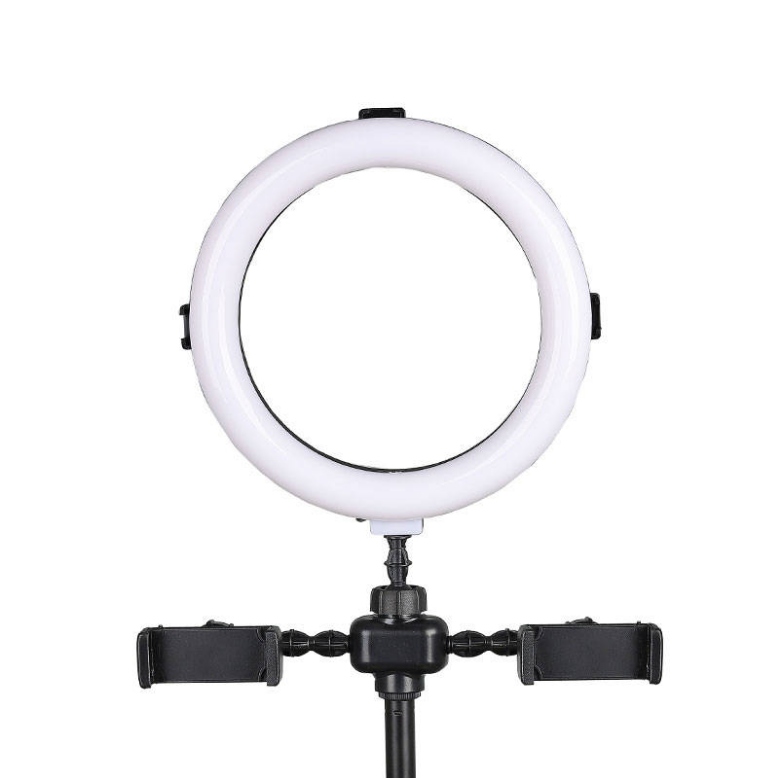 Statyw na mikrofon smartfon lampa LED Ring do telefonu Kaline R-123 Typ statyw