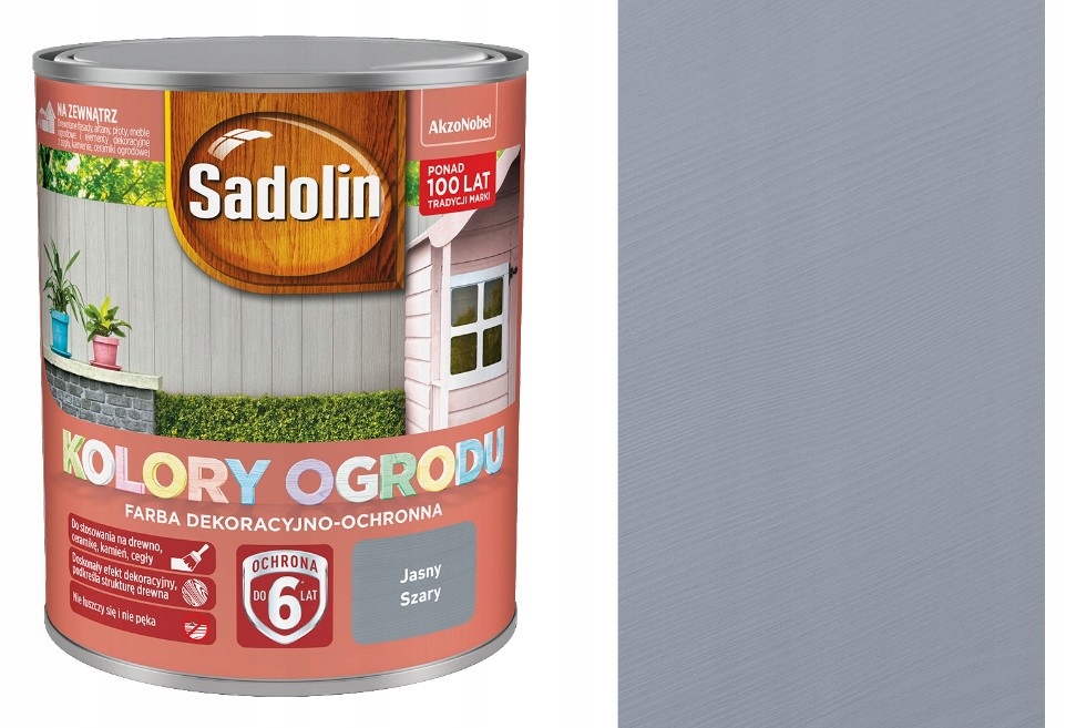 

Sadolin Ogrodu Szary Jasny 0,7L