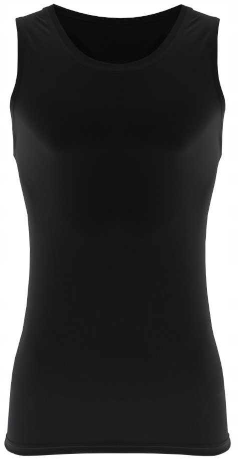 BEZRĘKAWNIK TERMOAKTYWNY szybkoschnący CZARNY XXL Rozmiar XXL