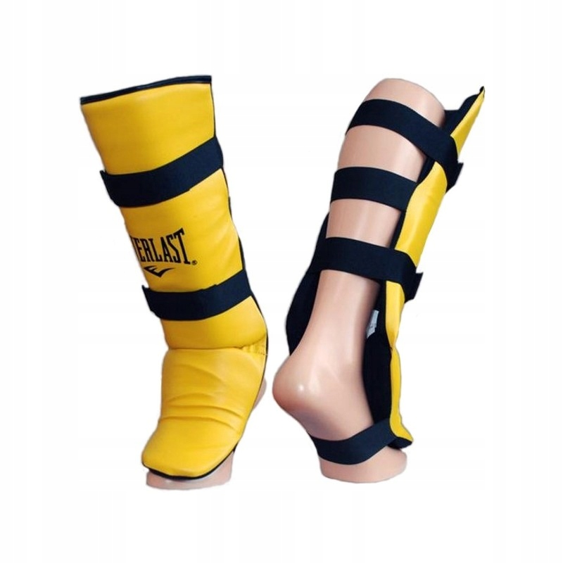 Ochraniacze piszczeli i stóp Everlast 7250 Yellow r.L