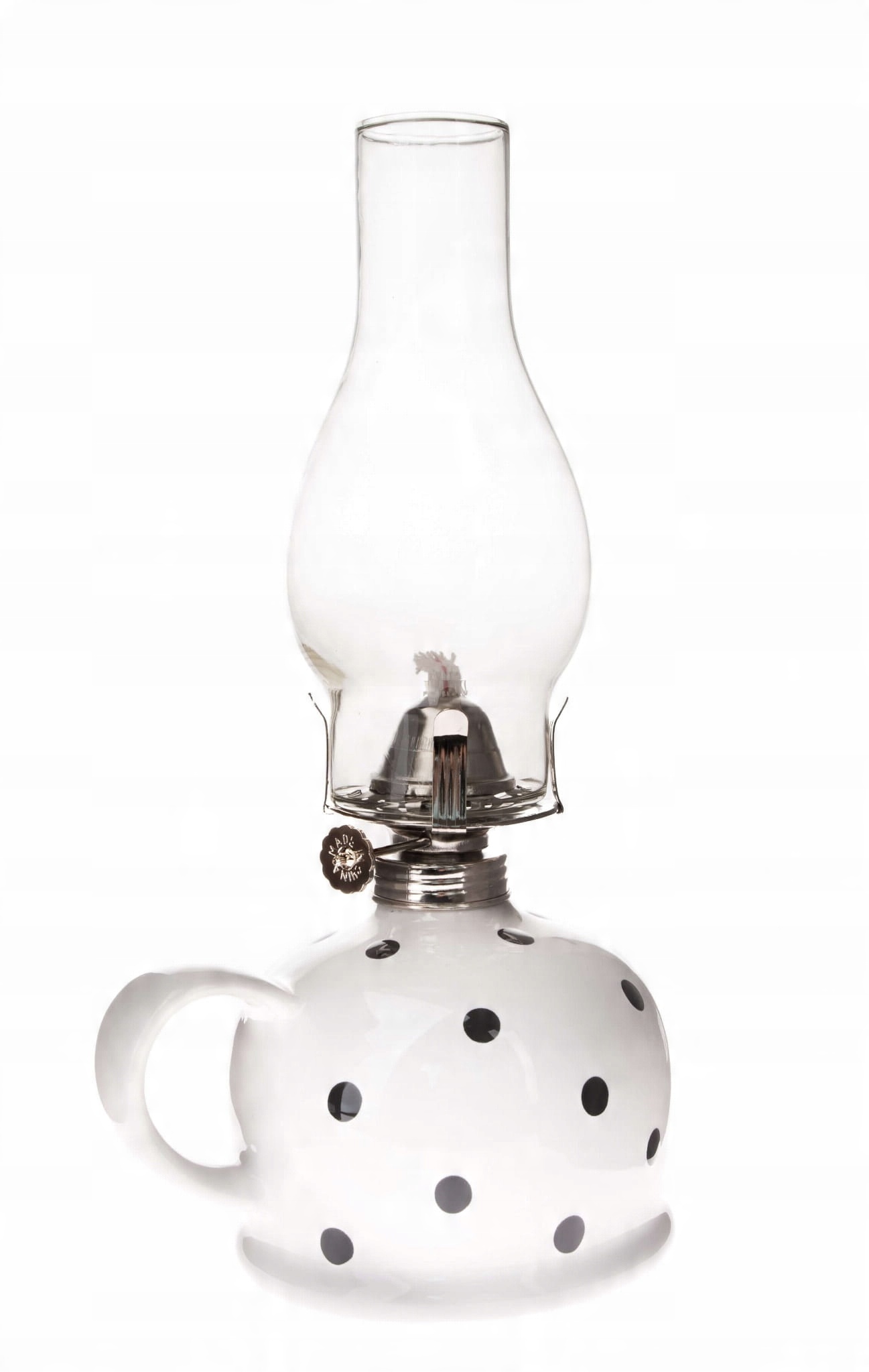 

Lampa Naftowa 28 CM ceramiczna w ozdobnym pudełku
