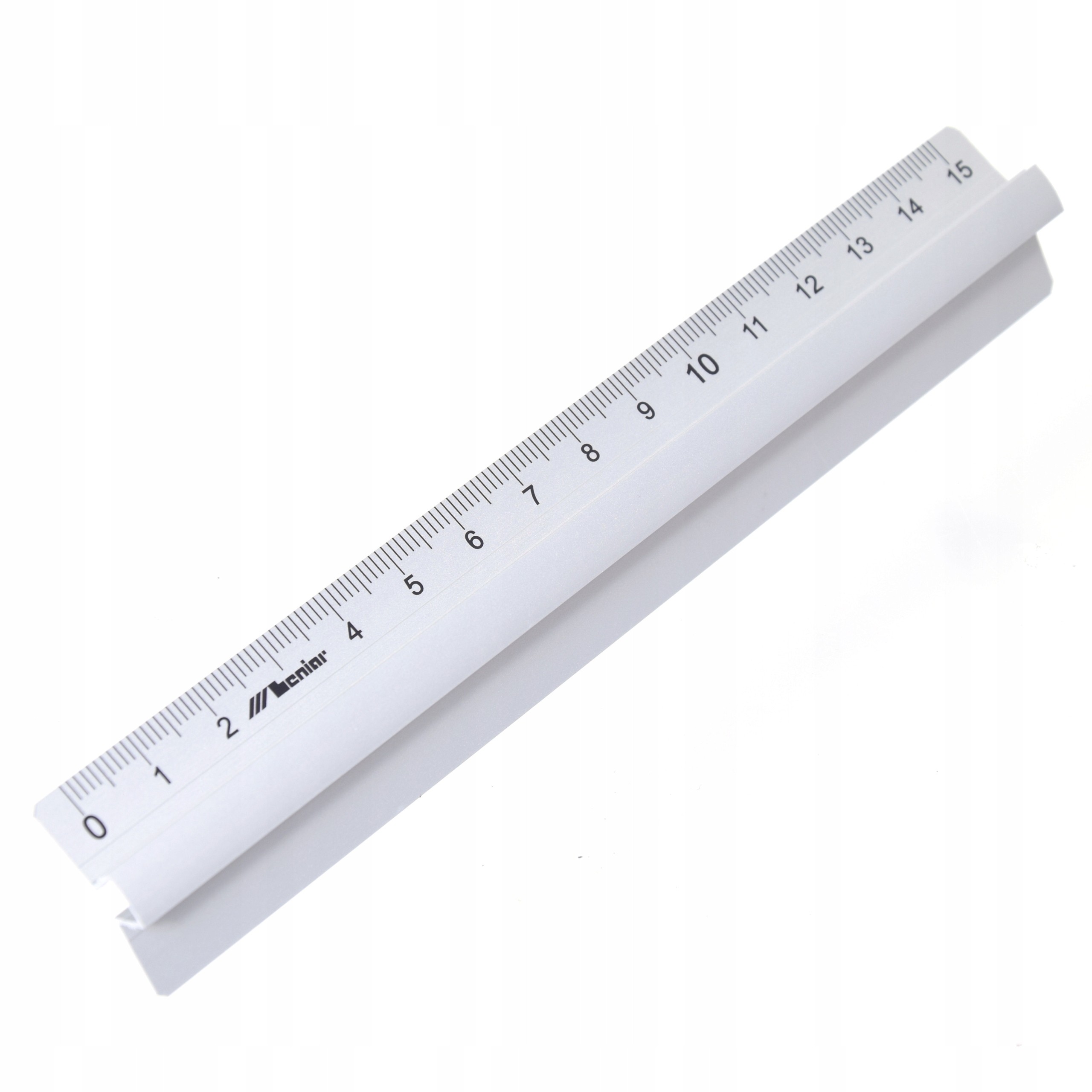 

Linijka szkolna z uchwytem 15 cm aluminiowa Leniar