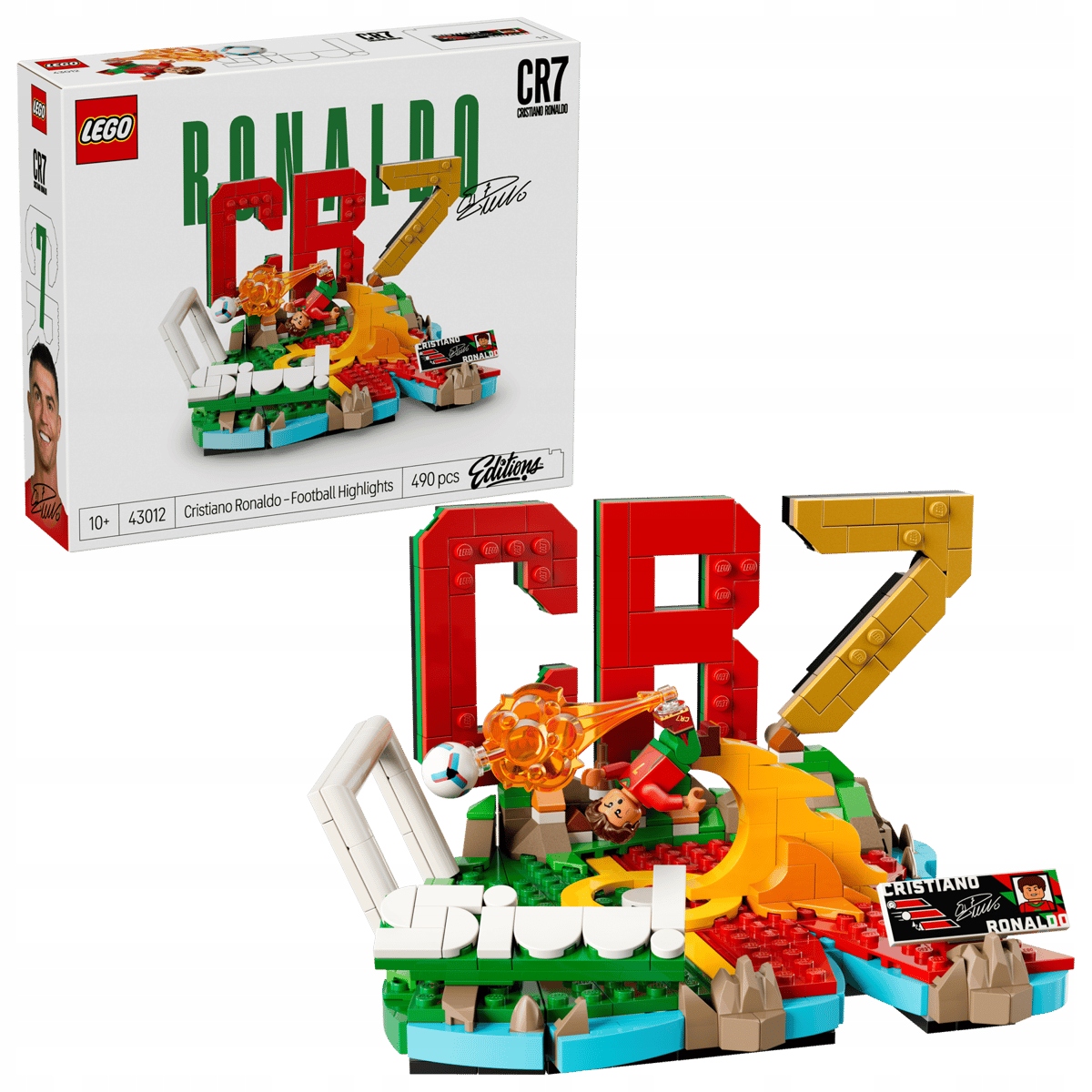 Lego 43012 Cristiano Ronaldo CR7 Portugalsko mistrovství světa stavebnice míč