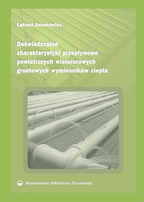 DOŚWIADCZALNE CHARAKTERYSTYKI PRZEPŁYWOWE POWIETRZNYCH WIELORUROWY.. EBOOK