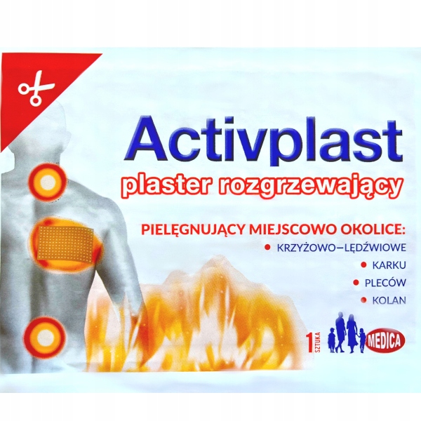 

Activplast Plaster Rozgrewający 12x18 cm 1 szt