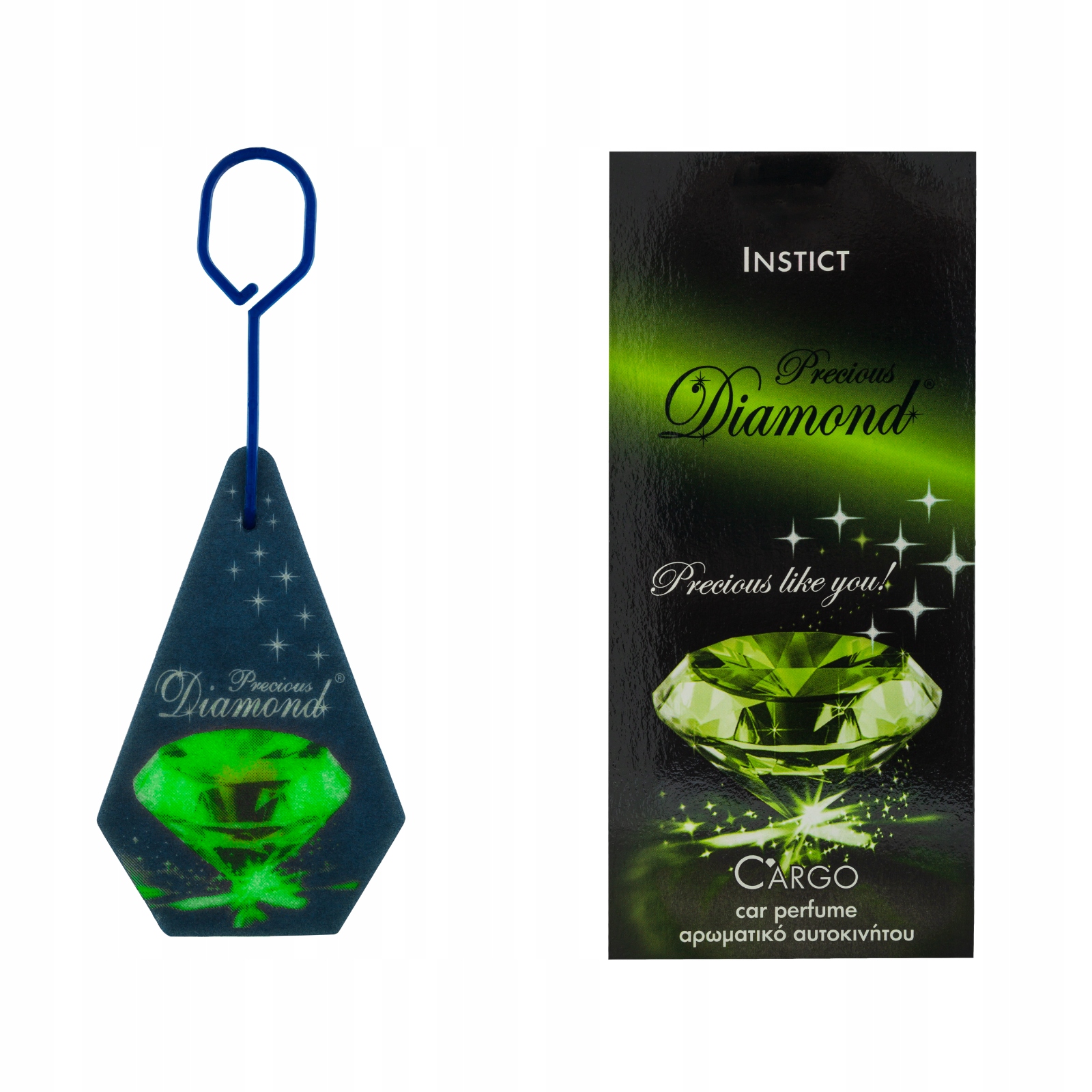 Diament Instinct - Zawieszka z Wyrazistym Zapachem Ambry, Cytrusów i Paczul