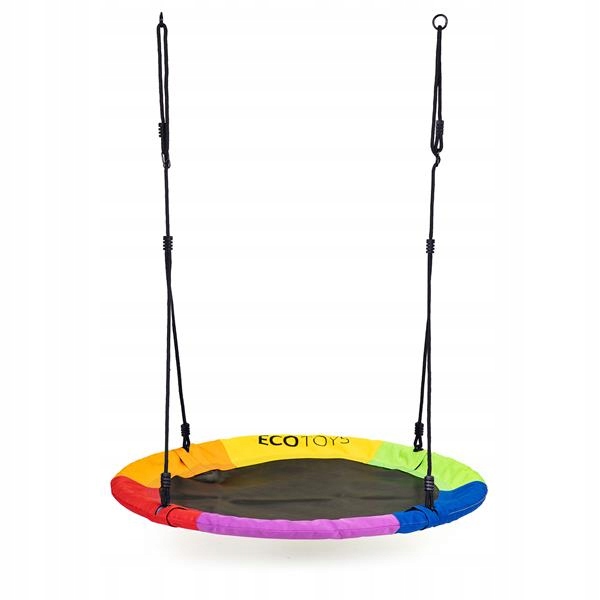 Zahradní houpačka čapí hnízdo 100 cm barevná Ecotoys