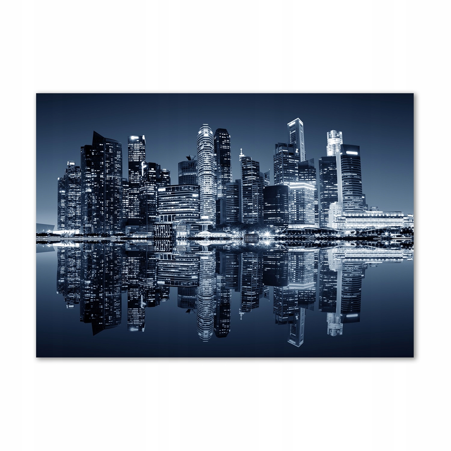 

Foto obraz szkło hartowane Singapur nocą 100x70