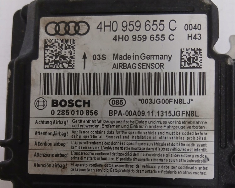 AUDI A6 C7 modulo airbag 4H0959655C