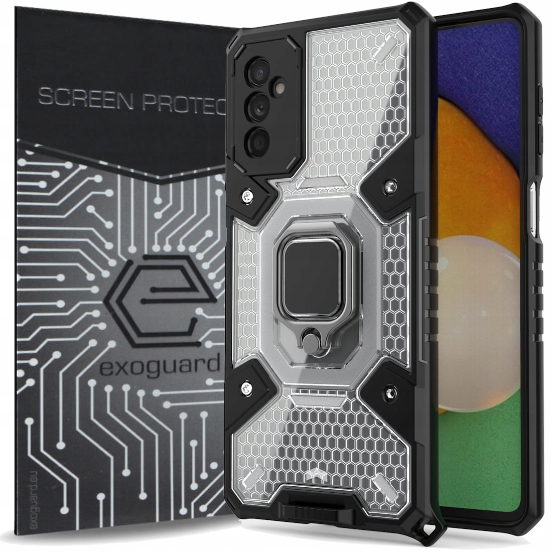 

Case Etui Pancerne+szkło do Samsung Galaxy M52 5G