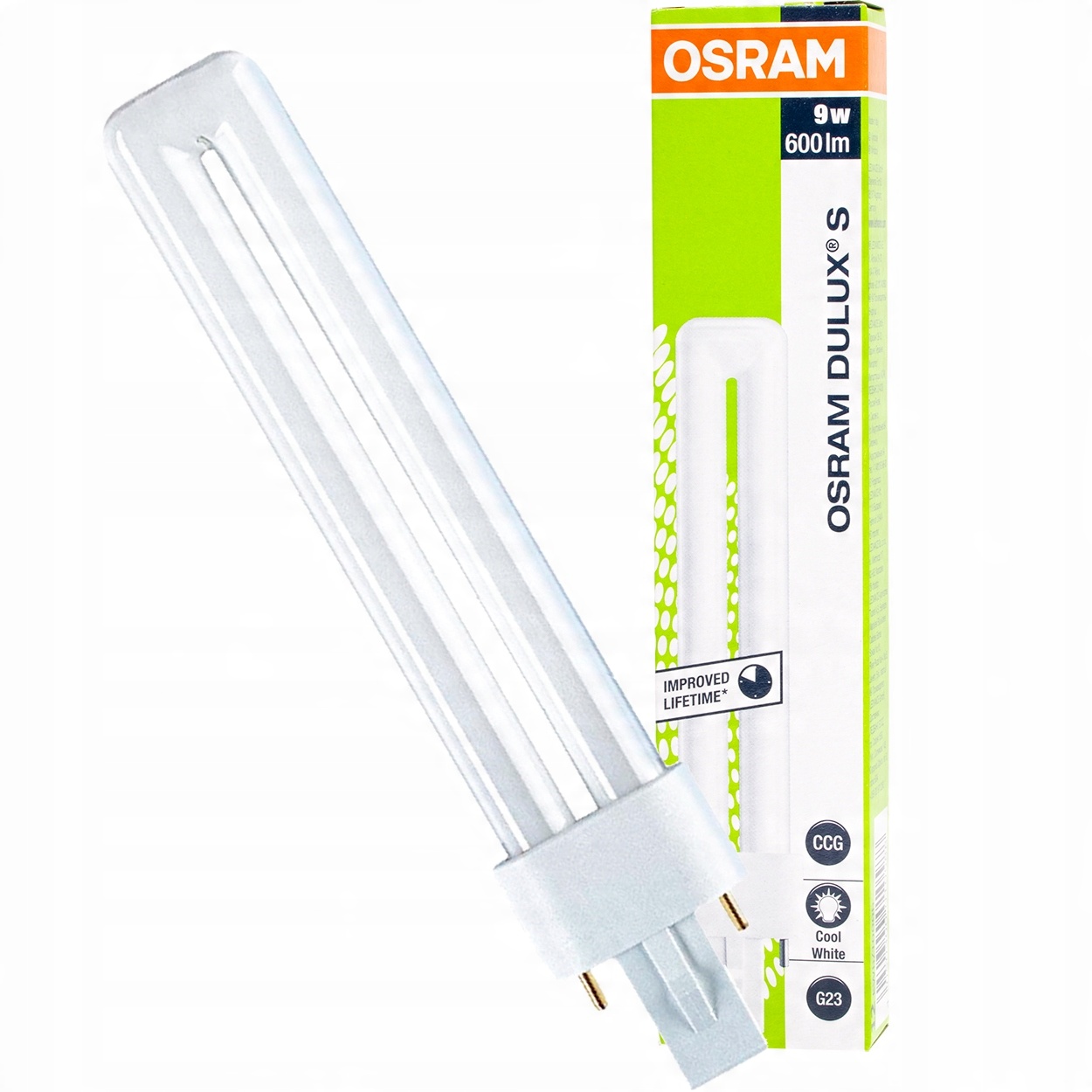 

Świetlówka Żarówka G23 Dulux S 9W 4000K Osram