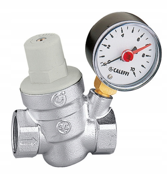 Caleffi Reduktor Ciśnienia Wersja Skośna Z Manometrem 1/2"