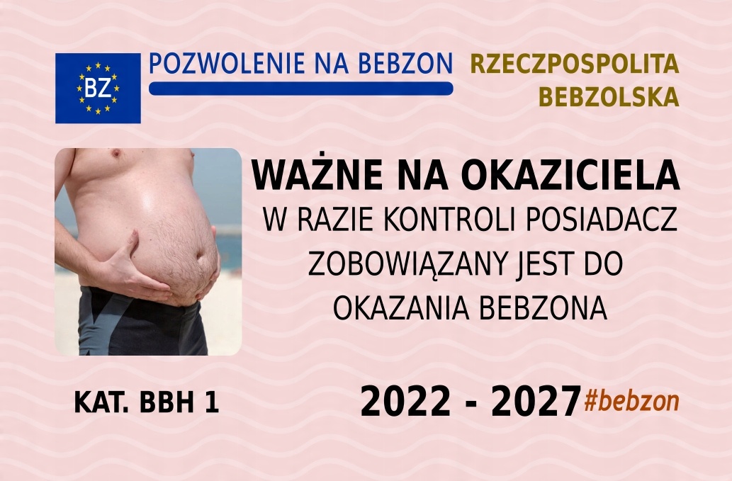 

Pozwolenie na bebzon bebech Kat BBH1