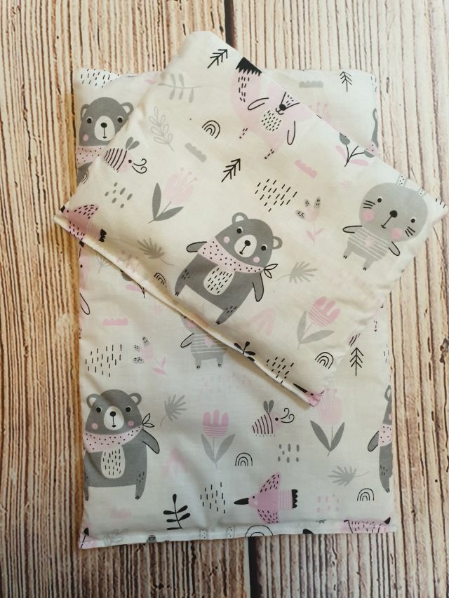 PODUSZKA Z KOŁDERKĄ DLA LALKI DO WÓZKA KOŁYSKI Seria brak