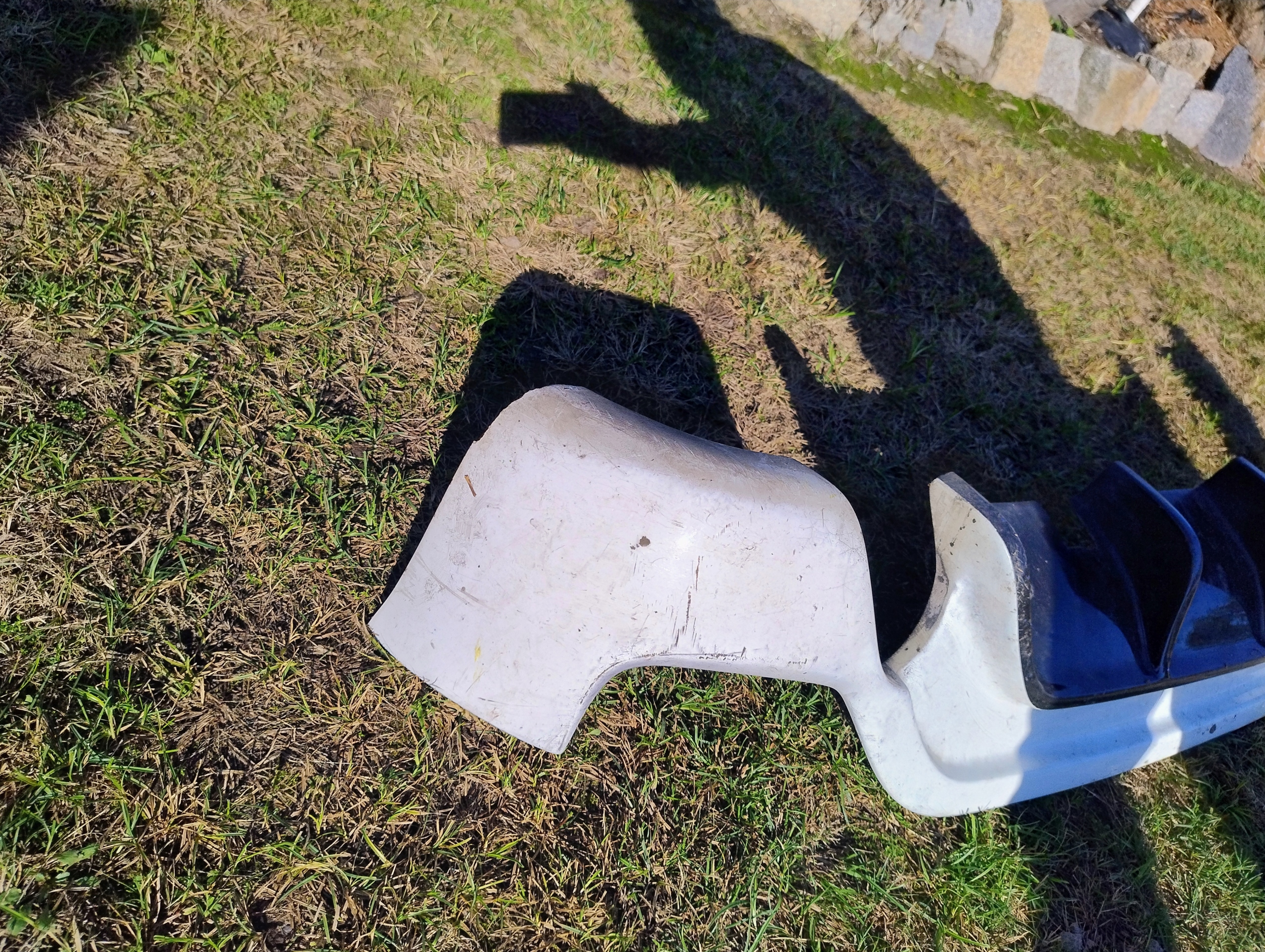 diffuser of a bumper rear part ford fiesta mk6 ST
