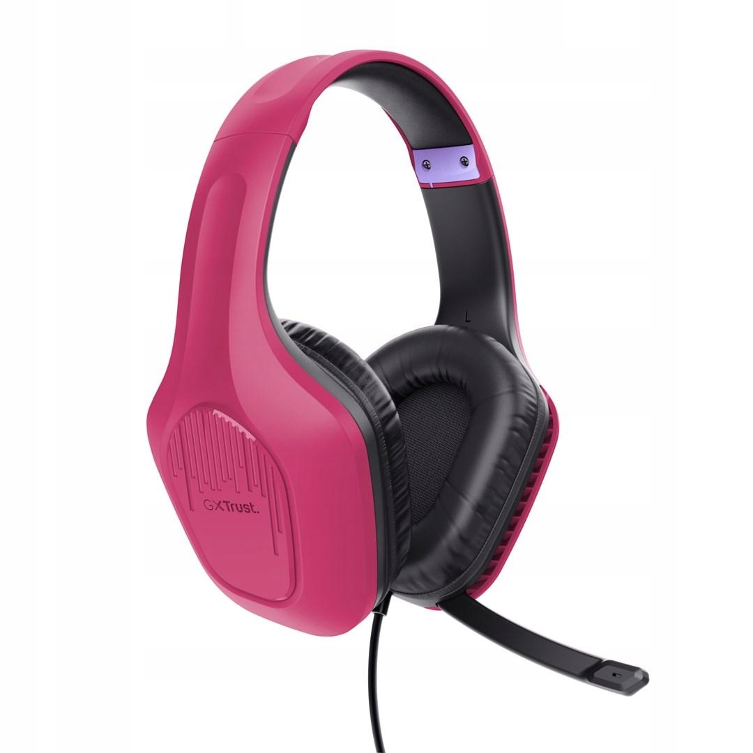 Słuchawki Trust GXT415P Zirox Headset Pink 24992