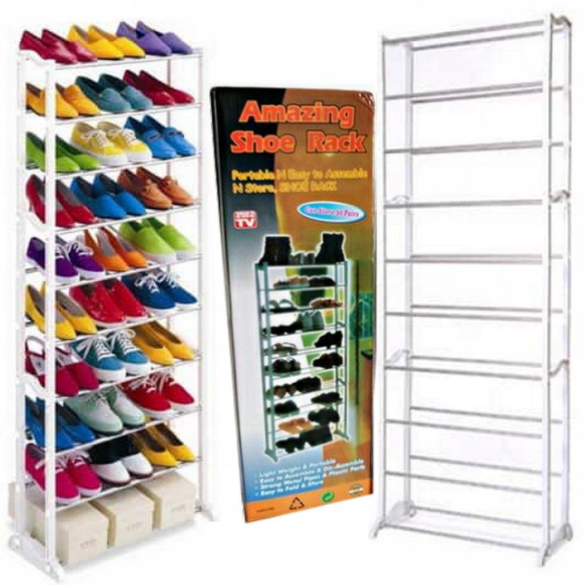 

Metalowa Półka Na Buty Obuwie Szafka Regał 30 Par