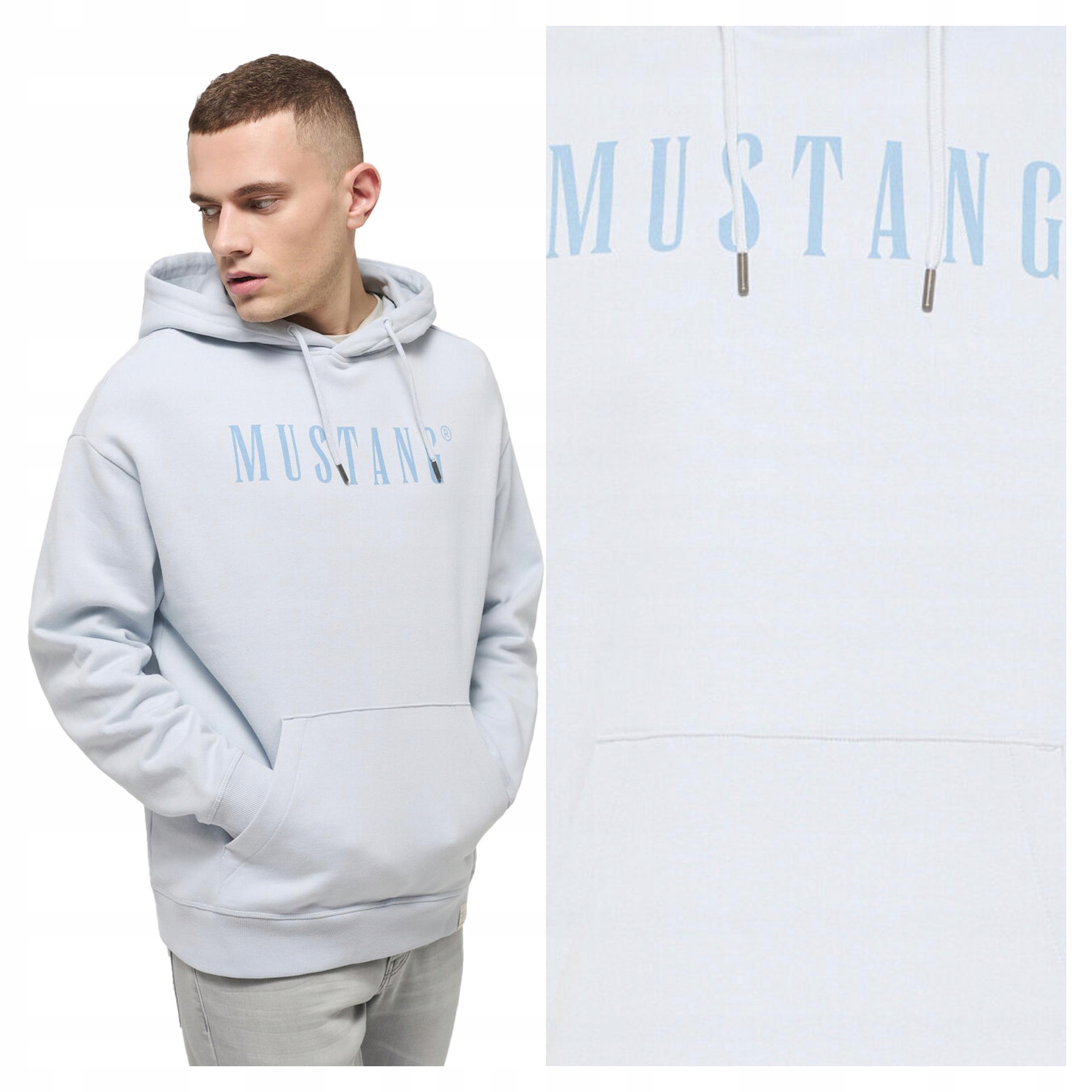 Pánská mikina nerozepínací Mustang Bennet Modern 5XL