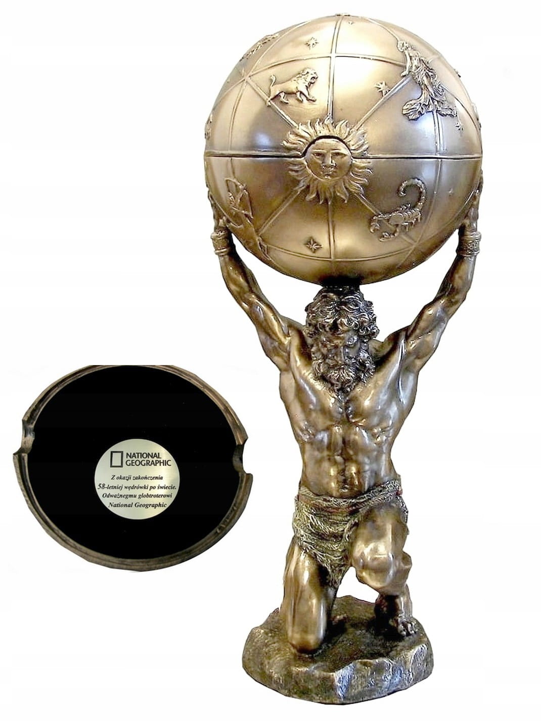 Atlas Podpírající Zemi Figurka Veronese Dárek Pro Šéfa