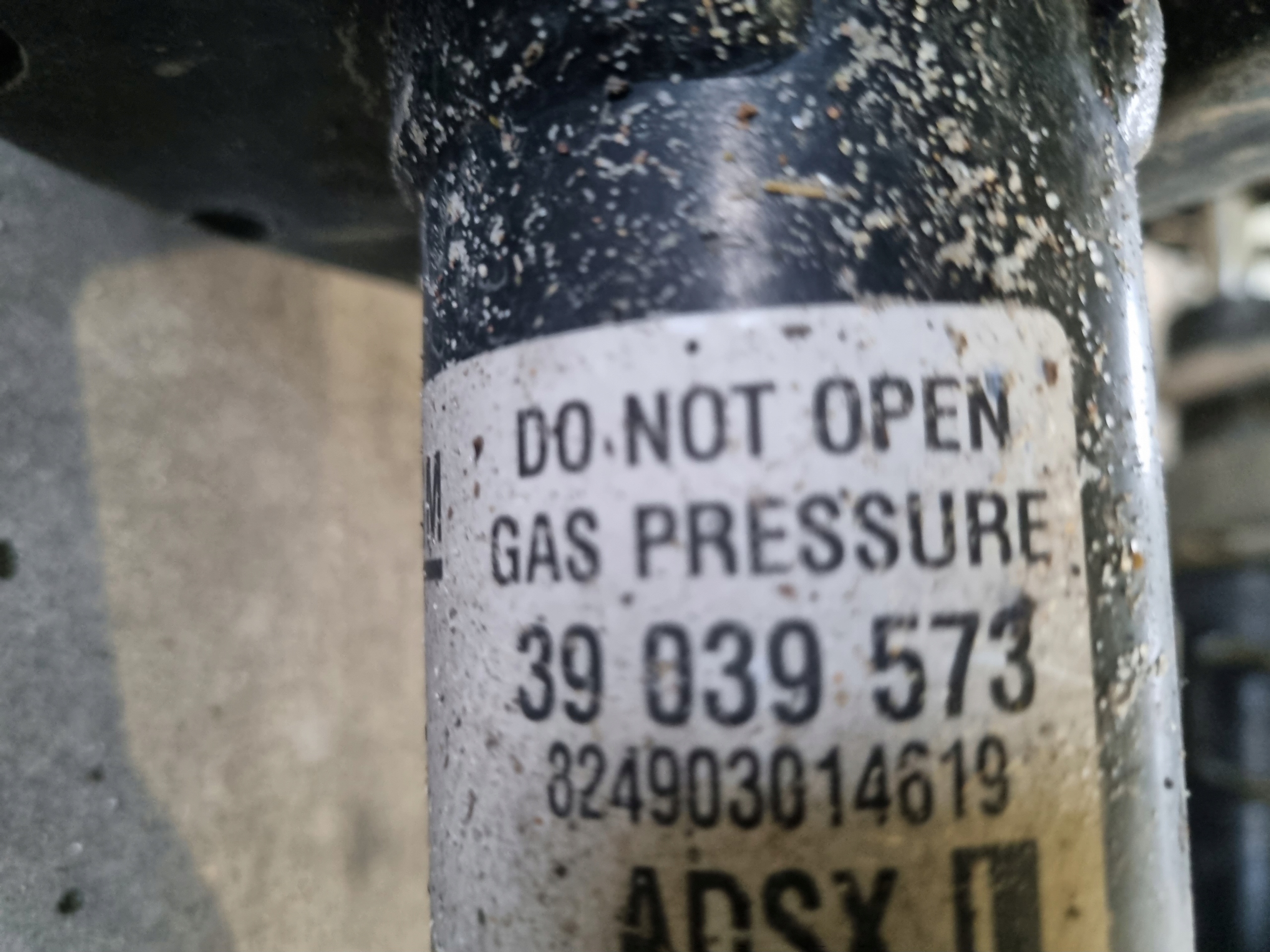 Amortyzator MCPERSON 1.6 d Opel Astra K V 39039573 Producent części Opel OE