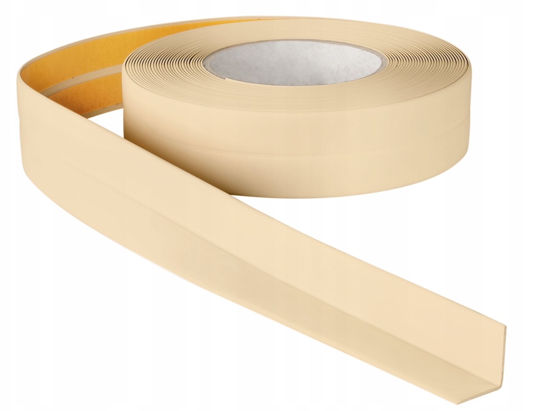 Kuchyňská lišta Pvc 18x18 25 m Krémová Elastický úhelník