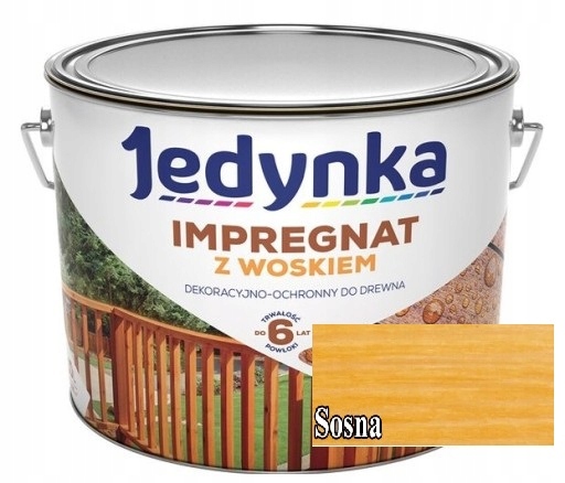

Impregnat Jedynka Do Drewna Sosna 2,5L