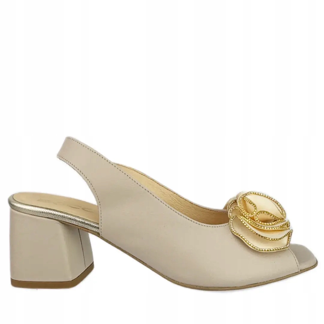 Dámské sandály Boccato 1519 J25/W108B/10 ecri Velikost 40, Béžová