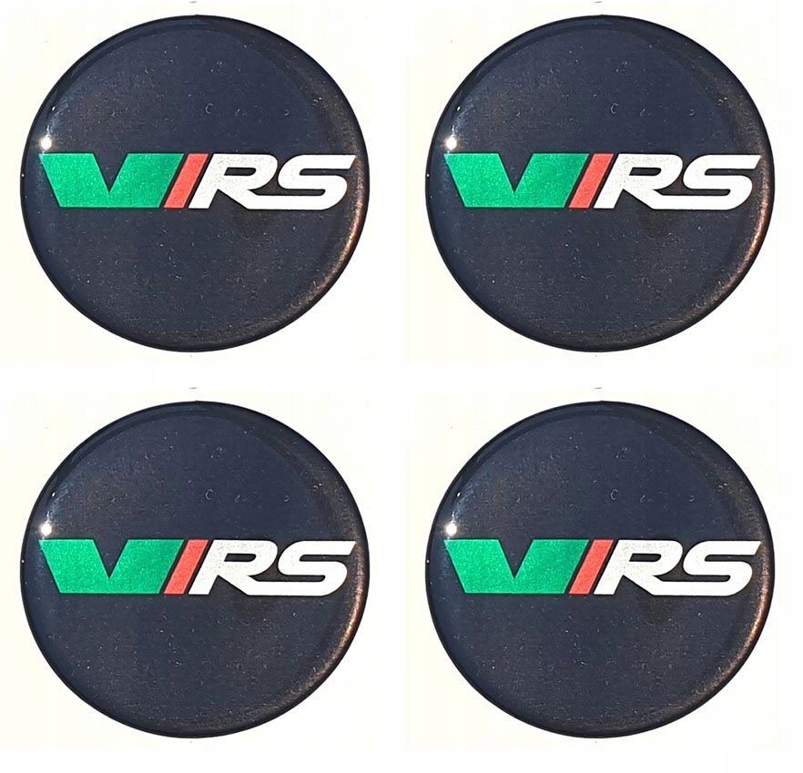 Naklejki Na Koła Felgi Kołpaki Vrs 56 MM 60 MM