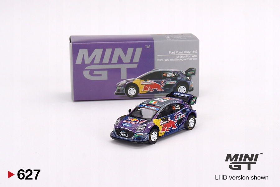 Mini Gt Ford Puma Rally1 #42 M-Sport C.Breen 2. Rally Sardegna 2022 1:64
