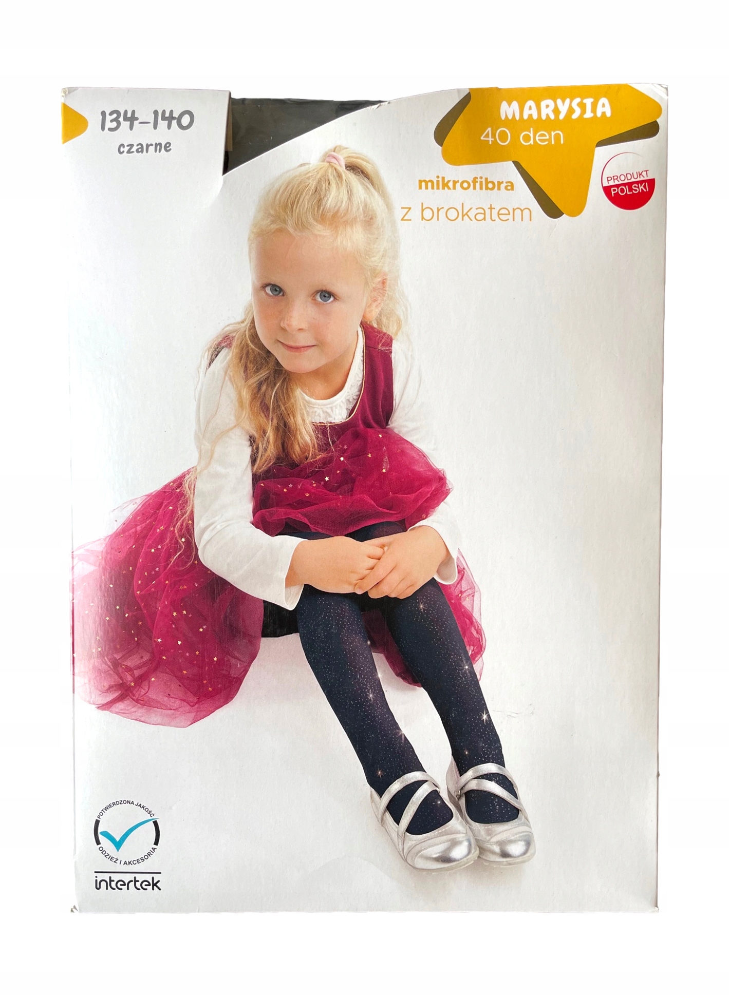 

Rajstopy Rajstopki Knittex Marysia czarne *140-146
