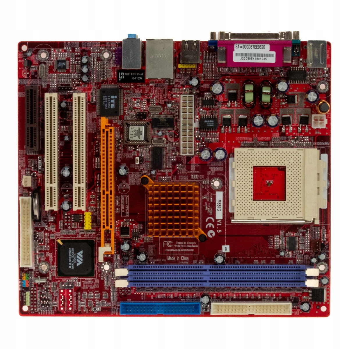 Pc Chips M851G PGA462 2x Ddr Agp 2x Pci Cnr Via KM400/KN400