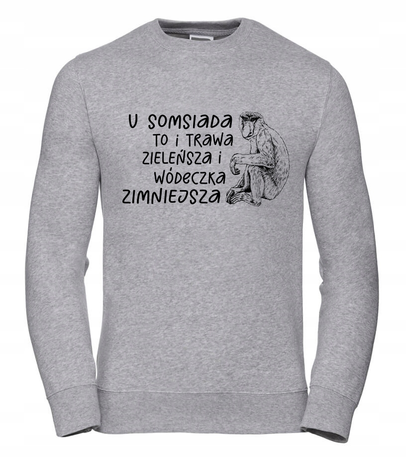 Dámská Mikina U Somsiada Tráva Greener 3XL šedá