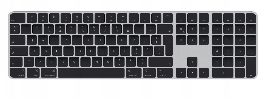 Apple Magic Keyboard z Touch ID i polem numerycznym (int) czarny