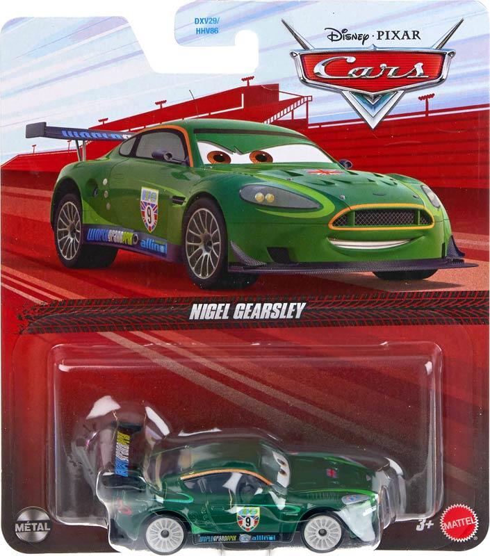 Mattel Cars Auta Nigel Spyder Gearsley 1:55 Nowy