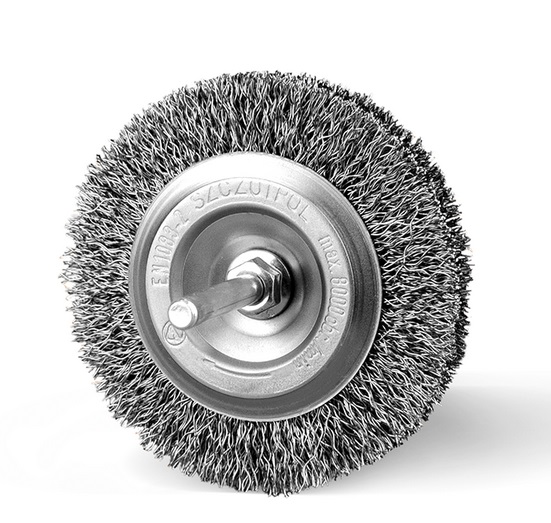 

Szczotka Tarczowa Druciana 80mm Z Trzpieniem 6mm