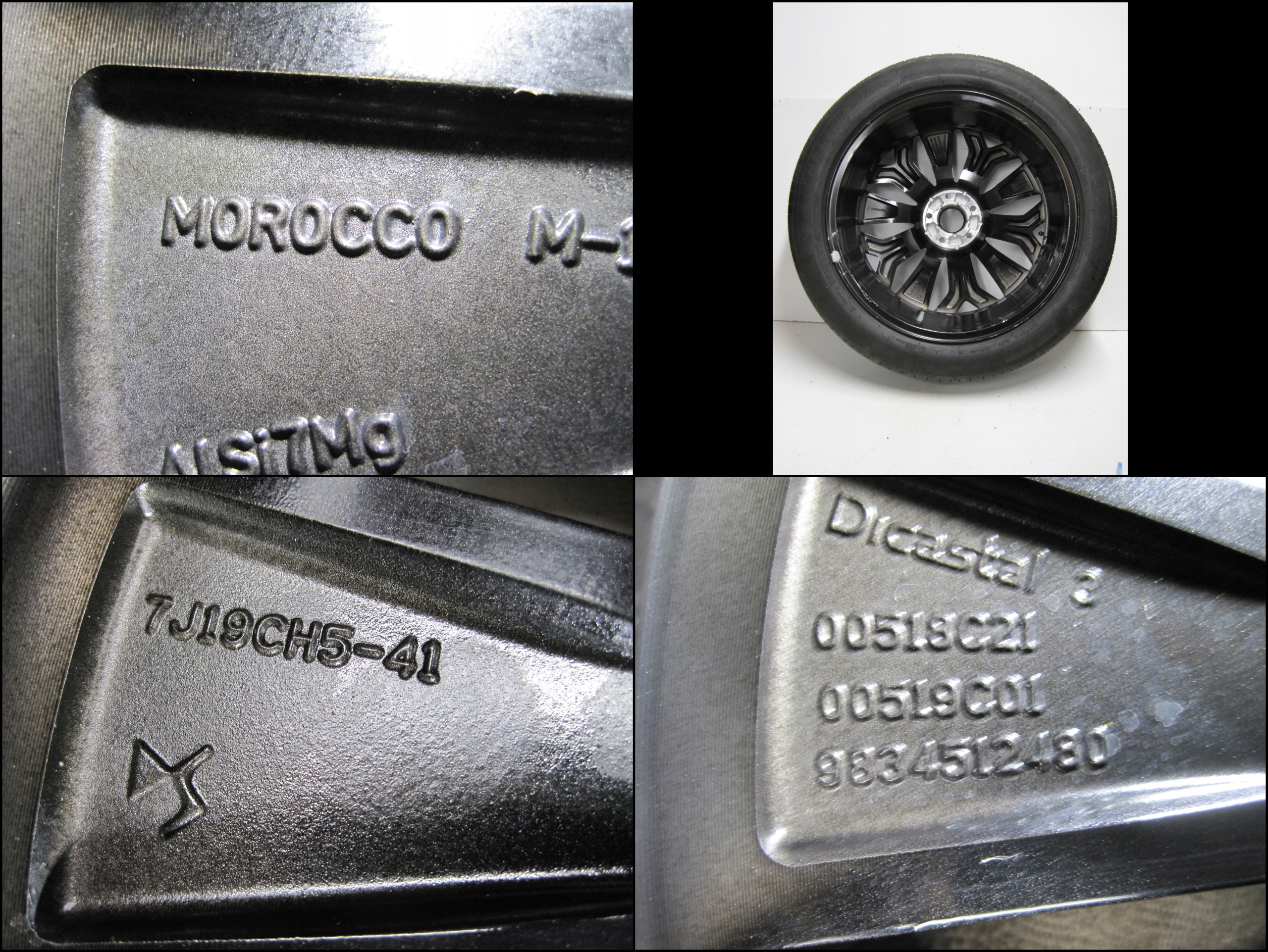 wheels discs tyres CITROEN DS4 DS R19 21R