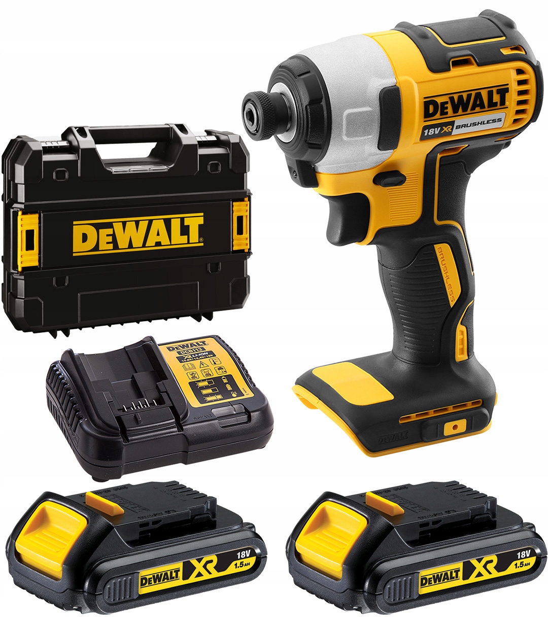 

Zakrętarka udar 18V 2x1,5Ah 170Nm DeWALT DCF787S2