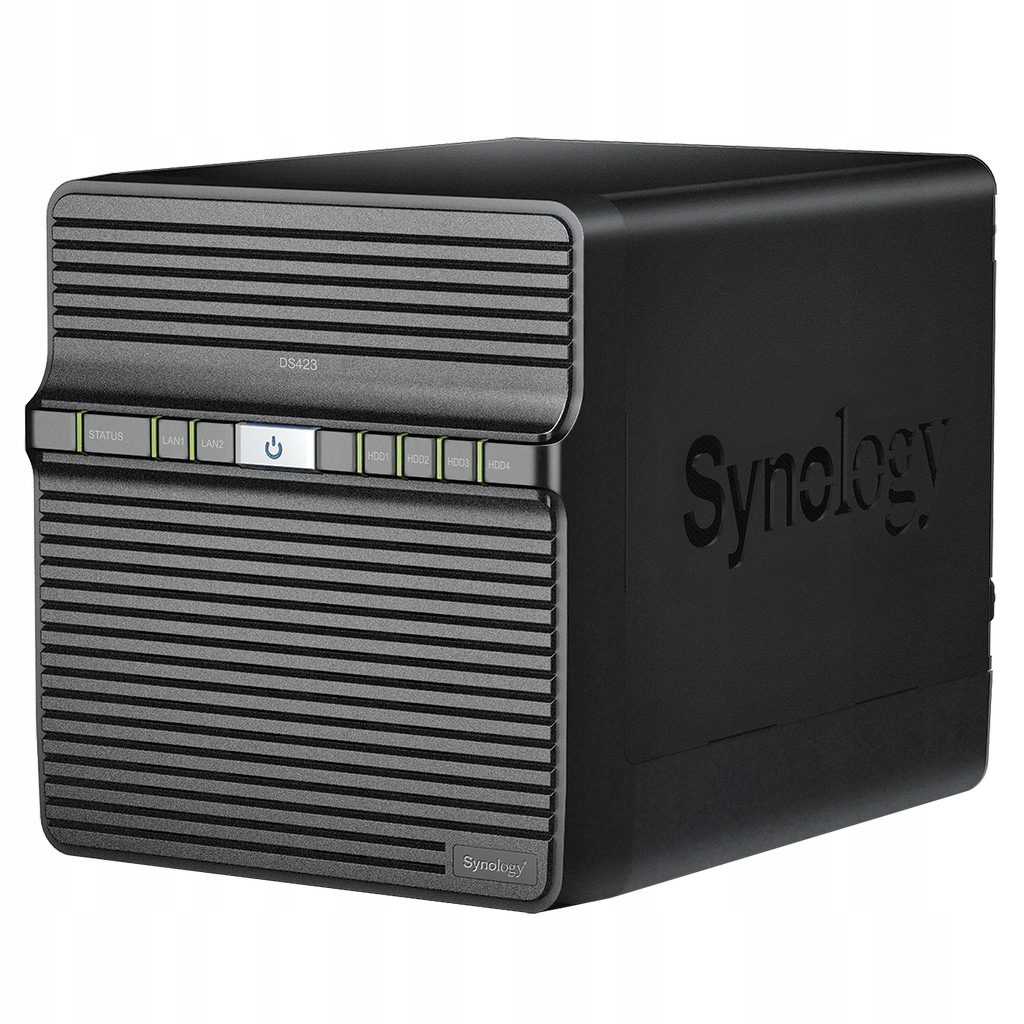 Synology DS423 4-zátokový Nas server, Arm, 2GB Ram, 1GbE RJ-45, Tower