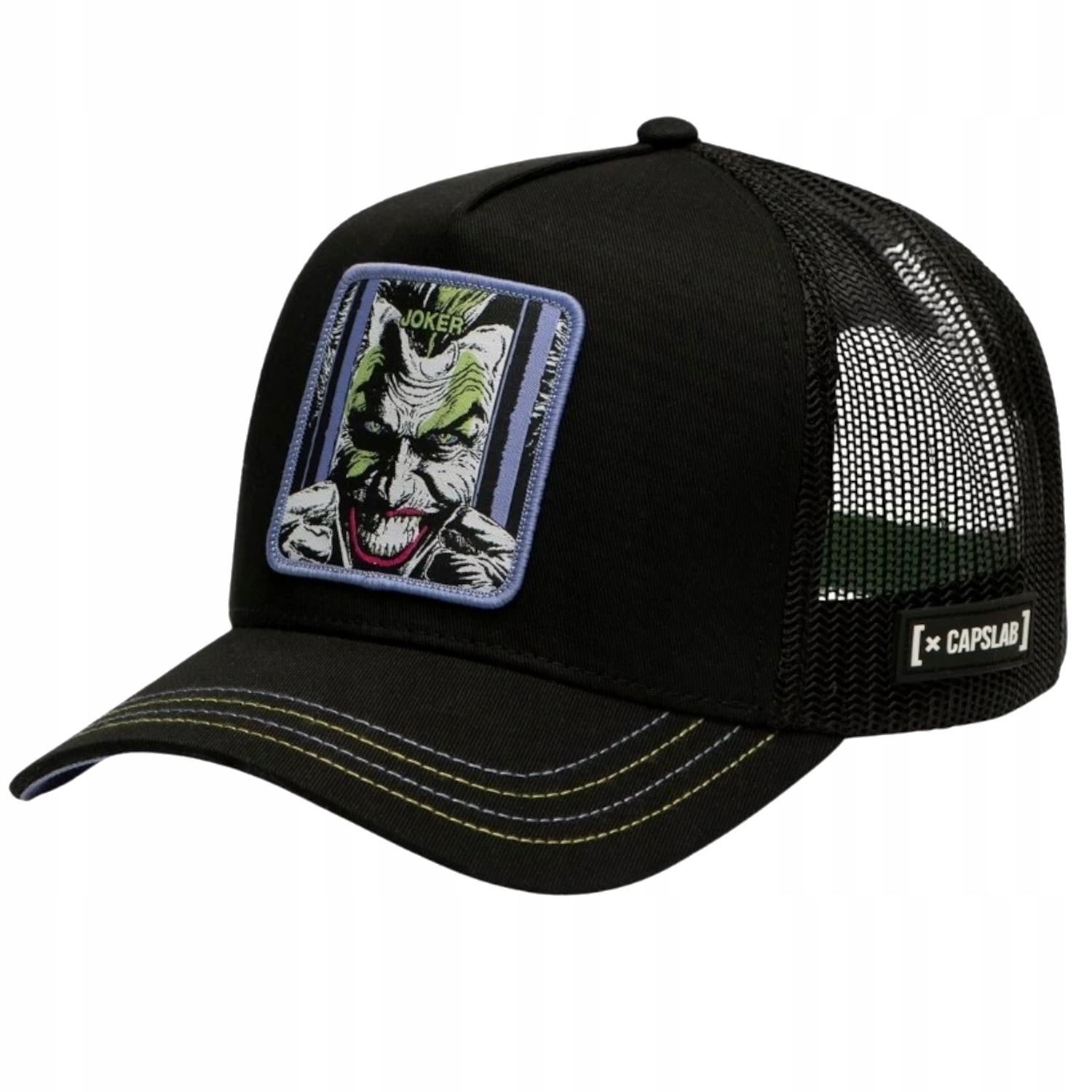 Capslab DC Comics Joker Cap [uni] Kšiltovka Pánská Polyester čepice Černá