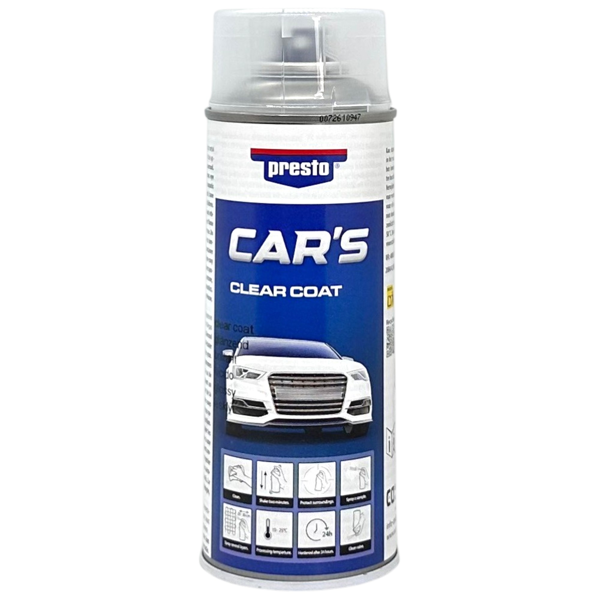 Presto Lakier Bezbarwny Akrylowy Połysk Spray 400ML