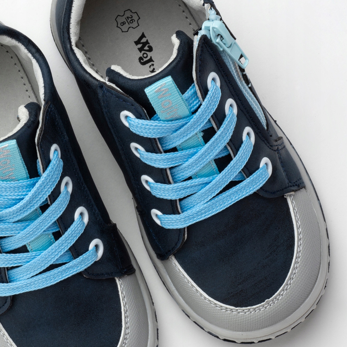 Trzewiki chłopięce wew.SKÓRA miękkie lekkie SUWAK stabilne wygodne Wojtyłko Marka Wojtyłko