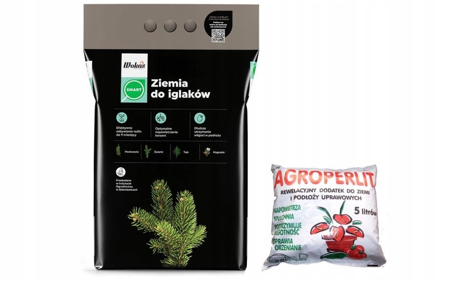 

20l Ziemia do Sadzenia Iglaków Tuj Magnolii Perlit
