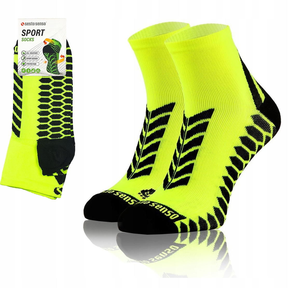 

Oddychające skarpety Sportowe Sesto Senso 43-47