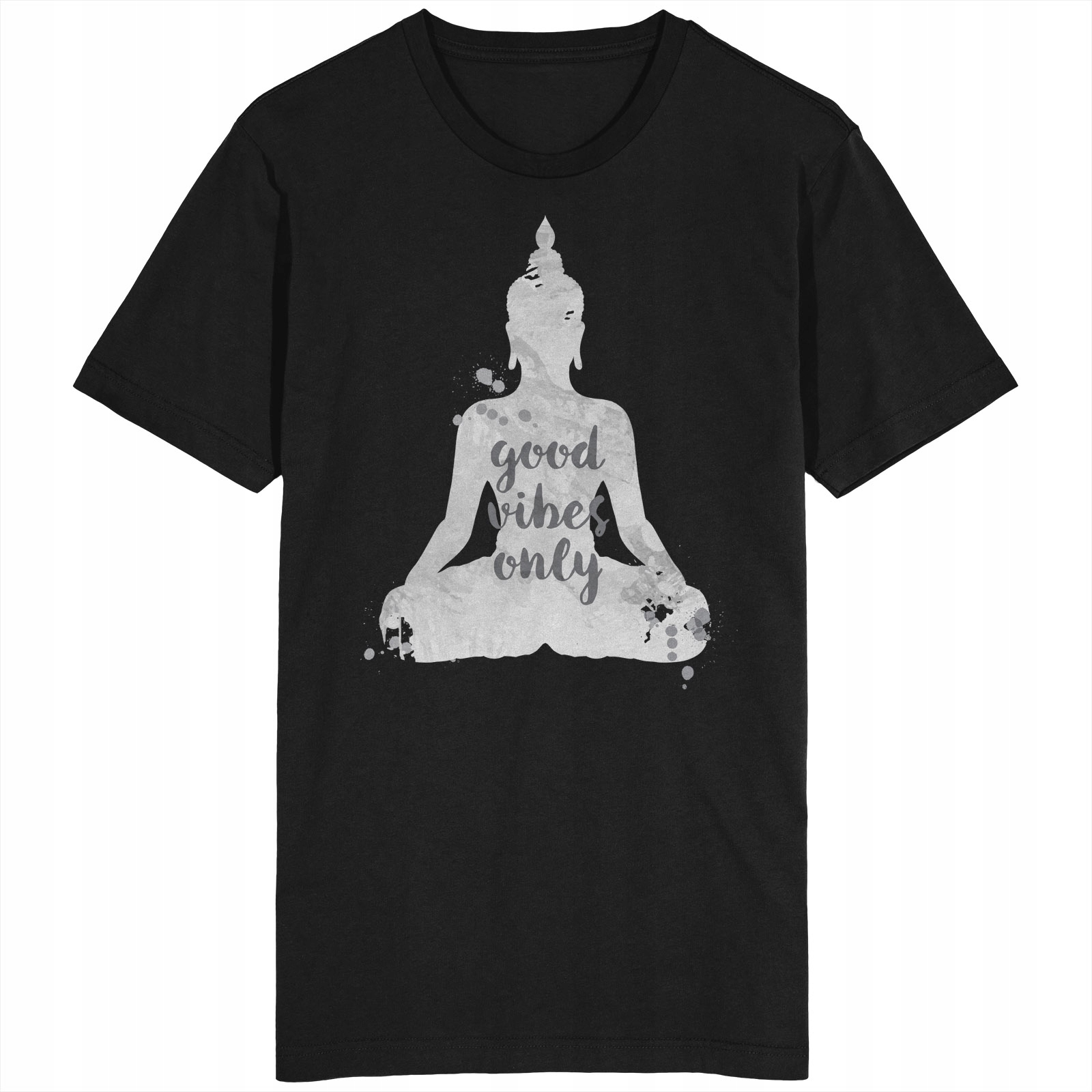 

Good Vibes Only Koszulka Budda Medytacja Joga