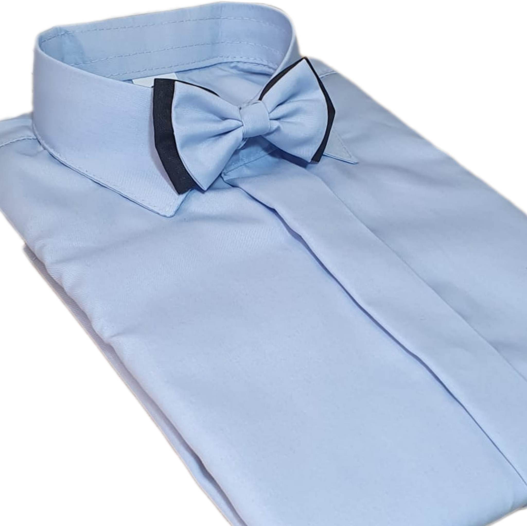 KOSZULA WIZYTOWA dł ręka CHŁOPIĘCA niebieska mucha Marka Inna marka