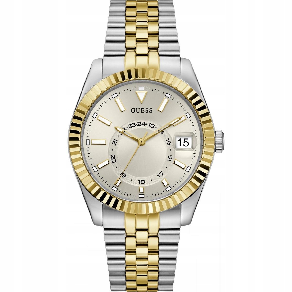 Pánské Hodinky Guess GW0977G6 stříbrné