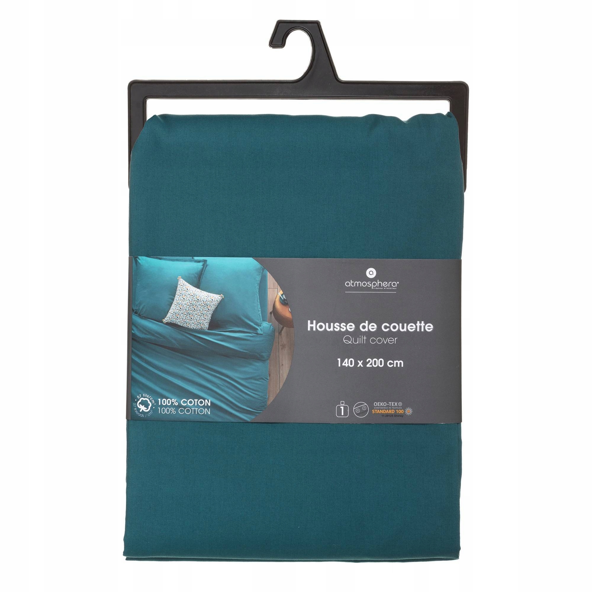 

Poszwa Na Kołdrę, 140 x 200 cm, bawełna, morska