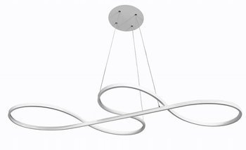 Lampa wisząca biała Led 60W pierścienie