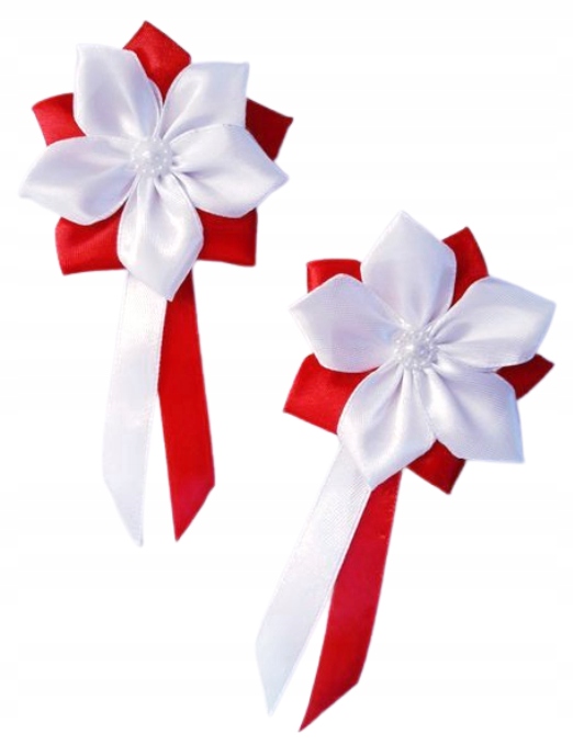 

Kotylion narodowy Polska kwiatek 2 szt