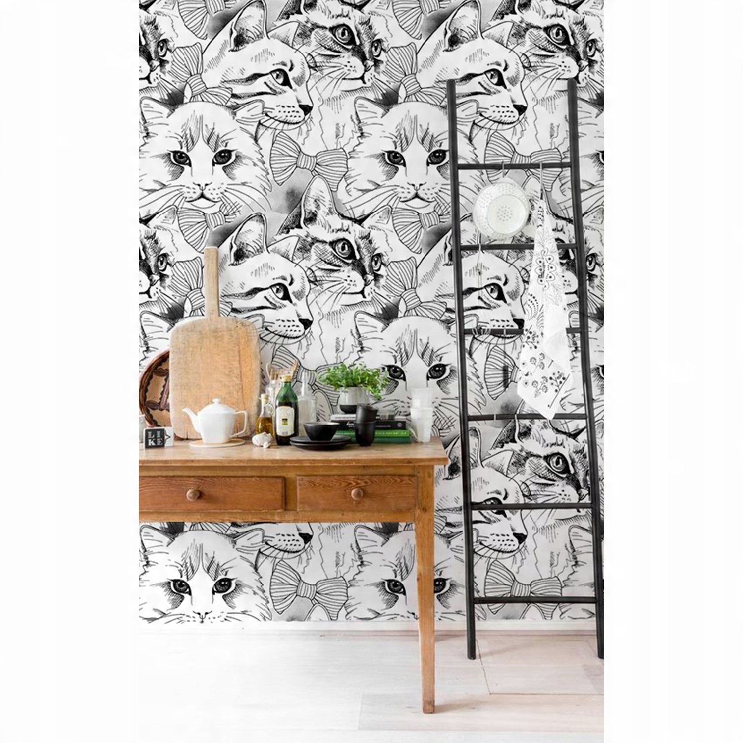 

Samoprzylepna fototapeta Eleganckie koty 250x250cm